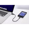 USB laidas Renkforce RF-4463073 0,15 m USB A Micro-USB B juodas