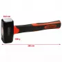 Kūjis KS Tools 142.5101 Plieninė galvutė Stiklo pluošto rankena 26 cm 1,13 kg