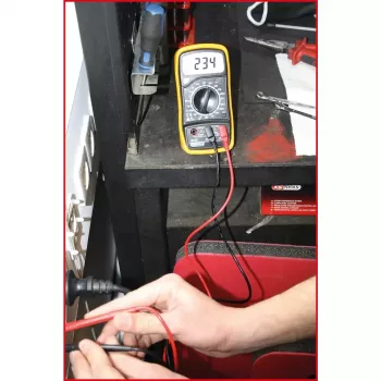Skaitmeninis multimetras KS Tools 150.1495 su LCD ekranu 3.5 skaitmenų
