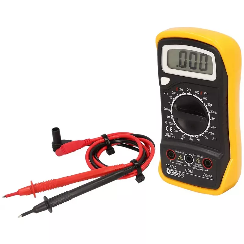 Skaitmeninis multimetras KS Tools 150.1495 su LCD ekranu 3.5 skaitmenų