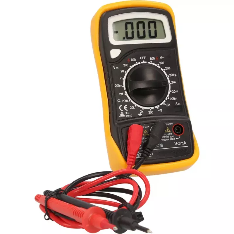 Skaitmeninis multimetras KS Tools 150.1495 su LCD ekranu 3.5 skaitmenų