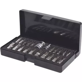 KS Tools 911.3120 veržliarakčių lizdų rinkinys – 22 plieniniai lizdai, 432 g