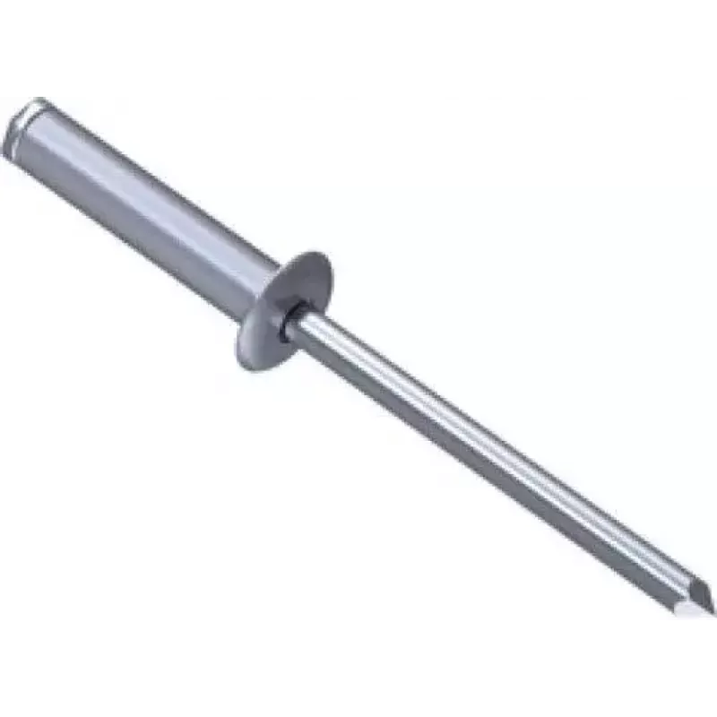 Aklakniedė GESIPA 1433487 aliuminis/plienas 8 mm galvutė 4 mm kotas 10 mm ilgio