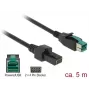 DeLOCK 85486 Juodas 5 m PoweredUSB kabelis