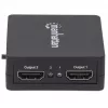 Manhattan HDMI skirstytuvas 2 prievadai, 1080p, juodas