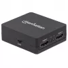 Manhattan HDMI skirstytuvas 2 prievadai, 1080p, juodas