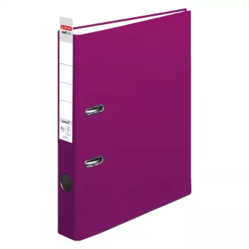 Herlitz maX.file žiedinis aplankas A4 violetinis polipropilenas FSC