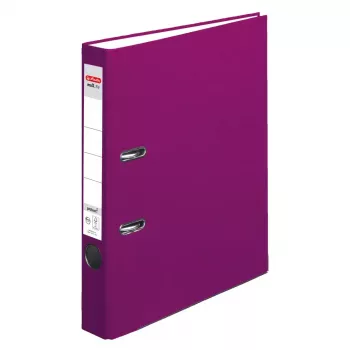 Herlitz maX.file žiedinis aplankas A4 violetinis polipropilenas FSC