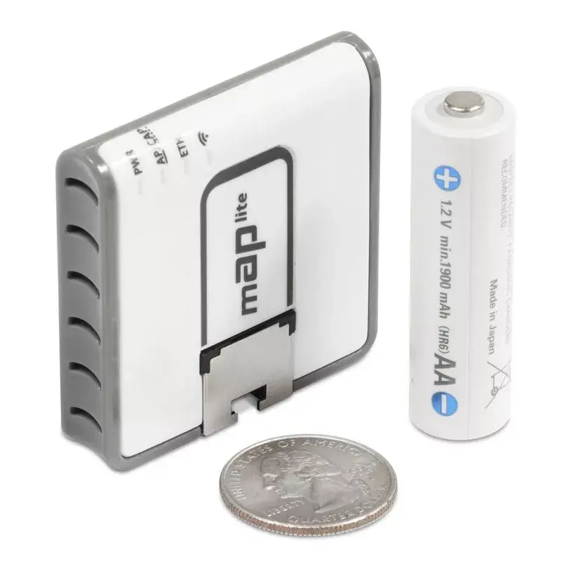 Mikrotik mAP lite, RBMAPL-2ND, 2,4 GHz, PoE, 10/100 Mbit/s, Baltas