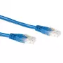 ACT Blue 3 m U/UTP CAT6 jungiamasis kabelis su RJ45 jungtimis