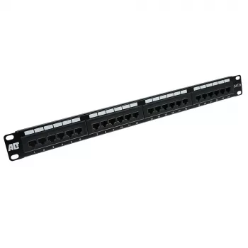 ACT PP1010 24 prievadų neekranuotas CAT6 patchpanel 1U