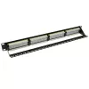 ACT Patchpanel CAT 6 UTP 24 prievadų su kabelių tvarkymo juosta