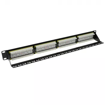 ACT Patchpanel CAT 6 UTP 24 prievadų su kabelių tvarkymo juosta
