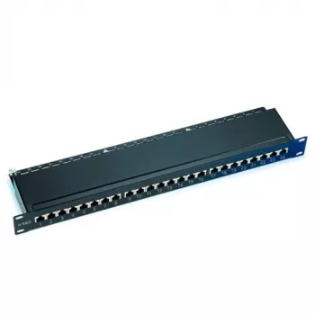 Patchpanel CAT6 ekranuotas 24 prievadai su dangteliu ACT PP1012