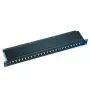 Patchpanel CAT6 ekranuotas 24 prievadai su dangteliu ACT PP1012