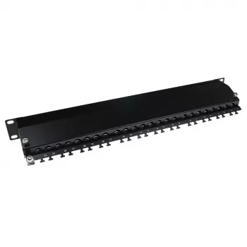 ACT Patchpanel 24 prievadų ekranuotas CAT6A su dangteliu