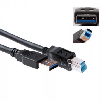 USB 3.0 A kištukas - USB B kištukas 5,00 m, ACT, SB0004