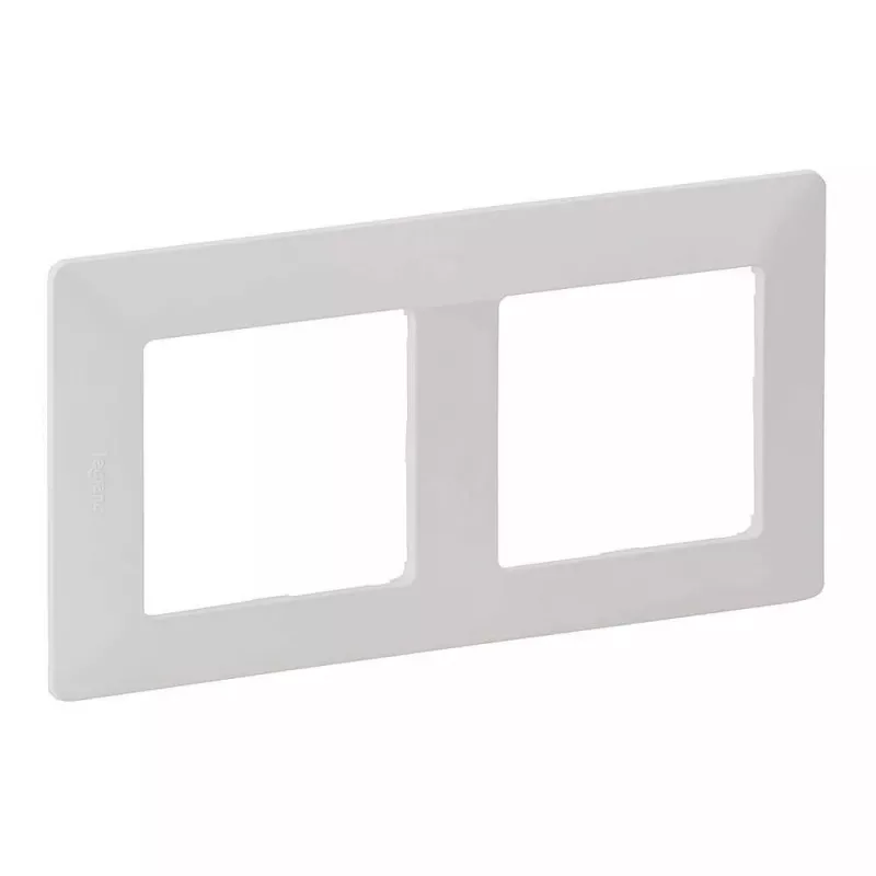 Rėmelis sieninis 2-vietis Legrand VLIFE 754002 dviem moduliams, stačiakampis montavimui