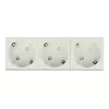 Kištukinis lizdas DELOCK 81323 CEE 7/3 3P+N+PE 250V 16A ABS baltas