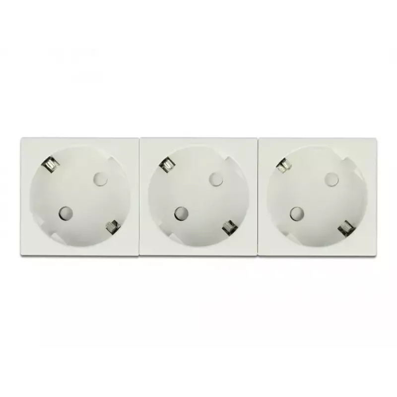 Kištukinis lizdas DELOCK 81323 CEE 7/3 3P+N+PE 250V 16A ABS baltas
