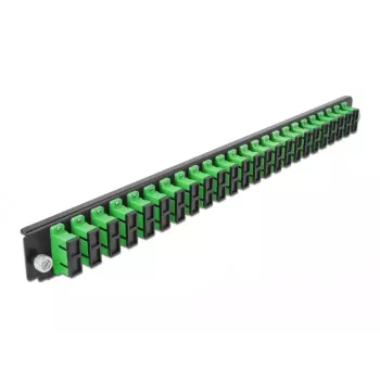 Patch panel DeLOCK 43364 1U SC šviesolaidinis, žalias