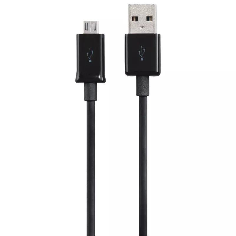 Hama 00200904 USB laidas USB 2.0 0,9 m USB A Micro-USB B juodas