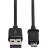 Hama 00200904 USB laidas USB 2.0 0,9 m USB A Micro-USB B juodas