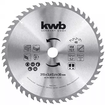 Pjūklo diskas KWB 593159 31,5 cm 1 vnt.