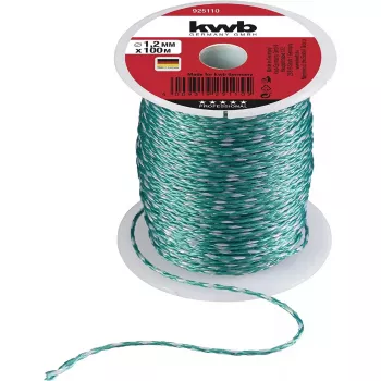 Virvė KWB 925110 100 m nailoninė žalia 1,2 mm