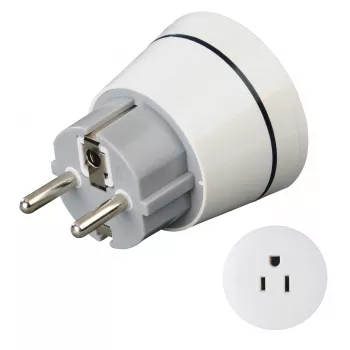 Hama 00223451 kištukinis adapteris baltas