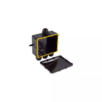 Sujungimo dėžė ShiverPeaks BS08-01053 IP68 juoda ABS plastikas