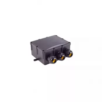 Sujungimo dėžė ShiverPeaks BS08-01053 IP68 juoda ABS plastikas