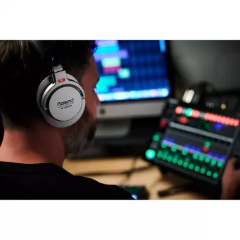 Ausinės Roland RH-200S laidinės juodos sidabrinės 20-20000 Hz