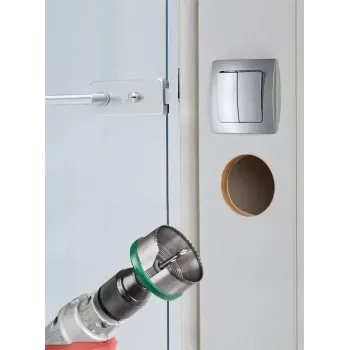 Gręžtuvų vainikėlių rinkinys KWB 499700 5 vnt. Tinkamas akrilui, medžiui, metalui