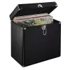 Hama 00181436 dėklas vinilinėms plokštelėms Microgroove juodas