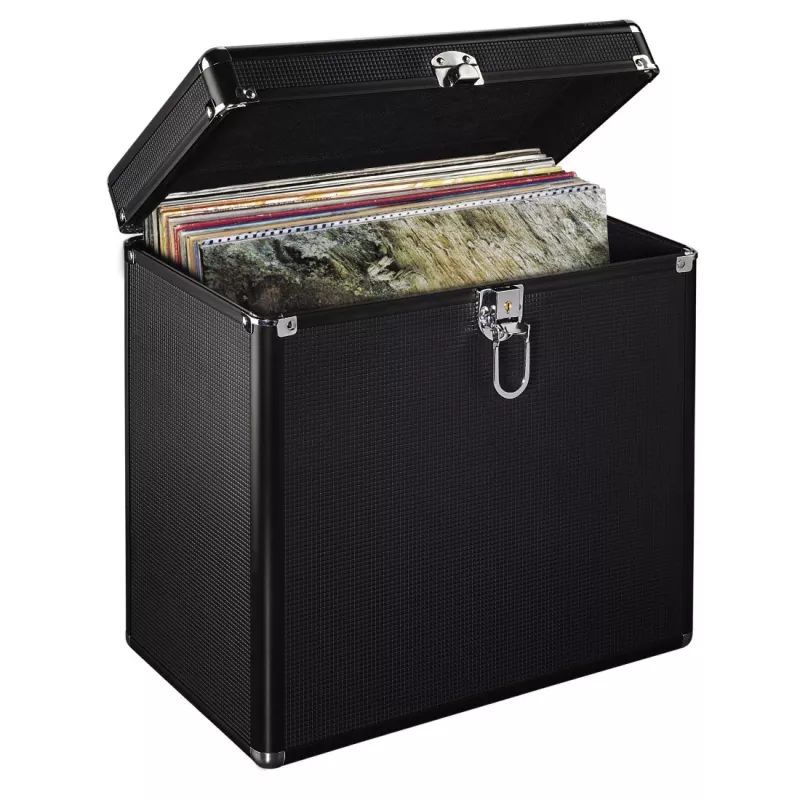 Hama 00181436 dėklas vinilinėms plokštelėms Microgroove juodas