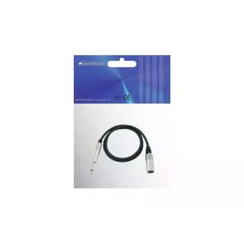 Audio kabelis Omnitronic 3022519A 0,9 m XLR 6,35 mm juodas