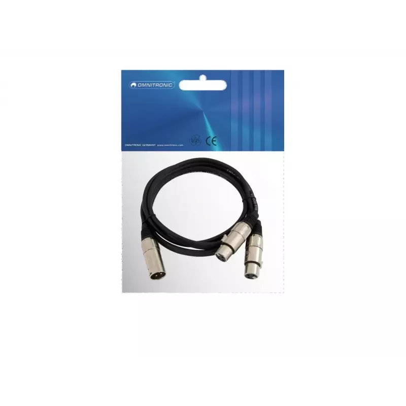 Audio kabelis Omnitronic 30225207 XLR 0,5 m