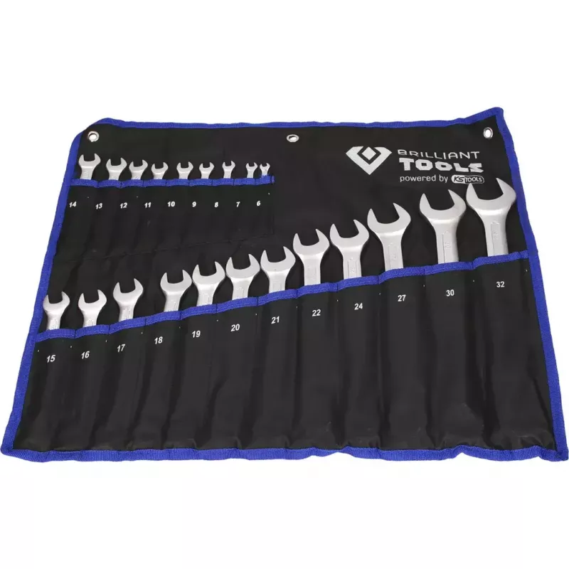 Kombinuotas raktų rinkinys Brilliant Tools BT011021, 21 vnt.