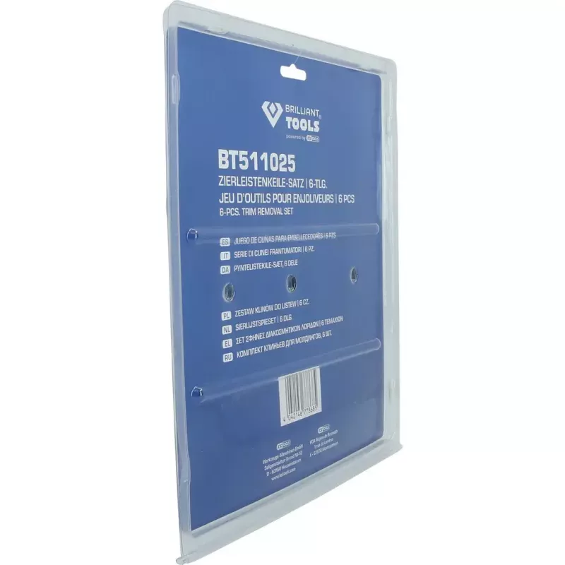 Brilliant Tools BT511025 6 dalių apdailos nuėmimo rinkinys, 244 g