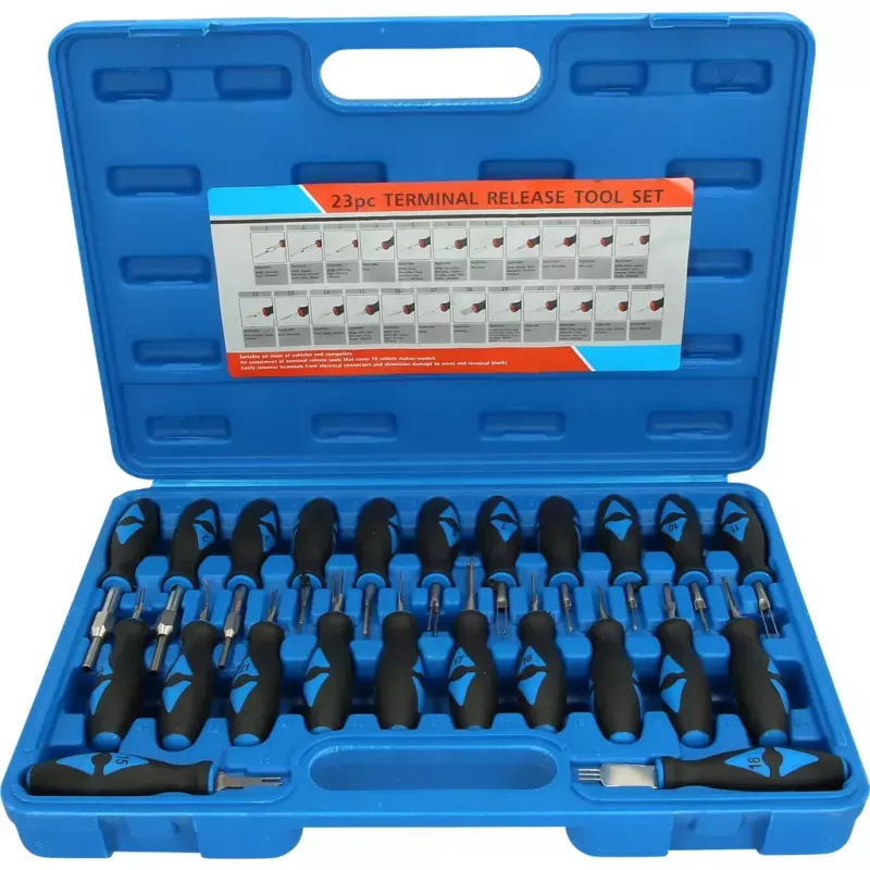 Brilliant Tools BT511100 – 23 dalių universalių ištraukiklių rinkinys automobilių jungtims