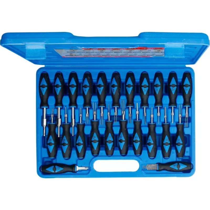 Brilliant Tools BT511100 – 23 dalių universalių ištraukiklių rinkinys automobilių jungtims
