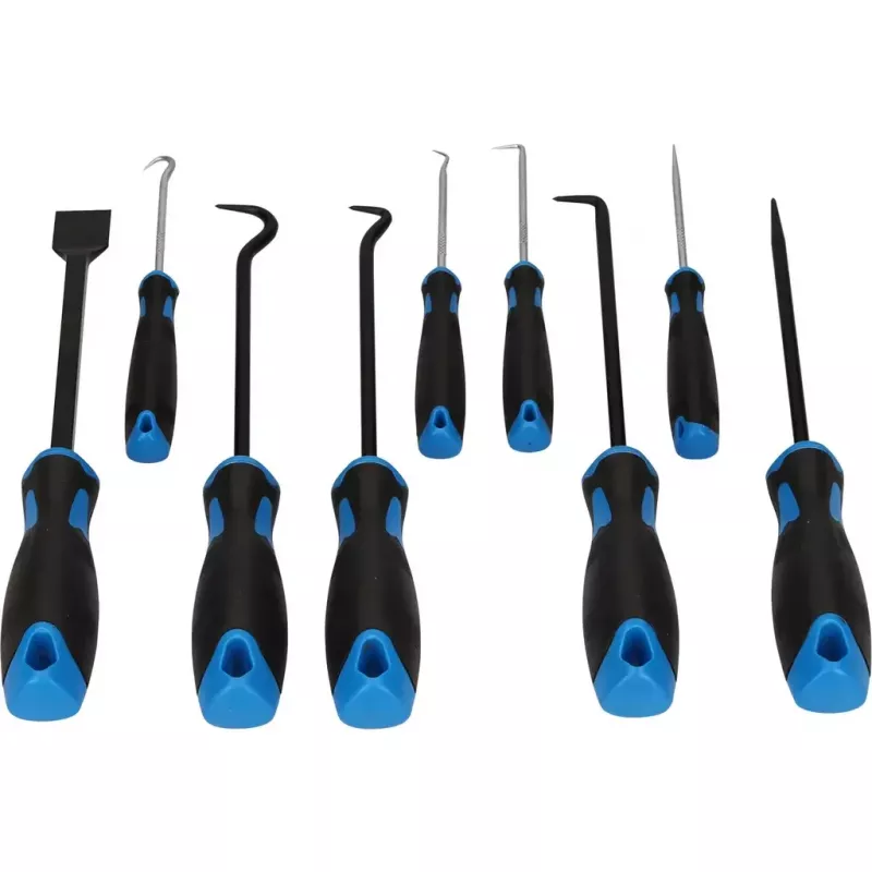 Brilliant Tools BT542010 9 dalių komplektas velenų tarpiklių ir O-žiedų nuėmimui