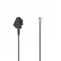 Hama 00201145 telefono laidas 1,5 m juodas