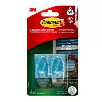 3M 17091AWFGN lauko kabliukas daiktams laikyti, permatomas, 1 vnt.