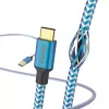 Hama Reflective USB kabelis USB 2.0 1.5 m USB A USB C mėlynas
