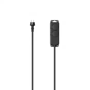 Hama 00223061 ilginimo laidas 2 m 2 AC lizdai Lauko Juoda