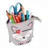 Minkštas penalas Herlitz Kitty Poliesteris Pilka Rožinė Balta