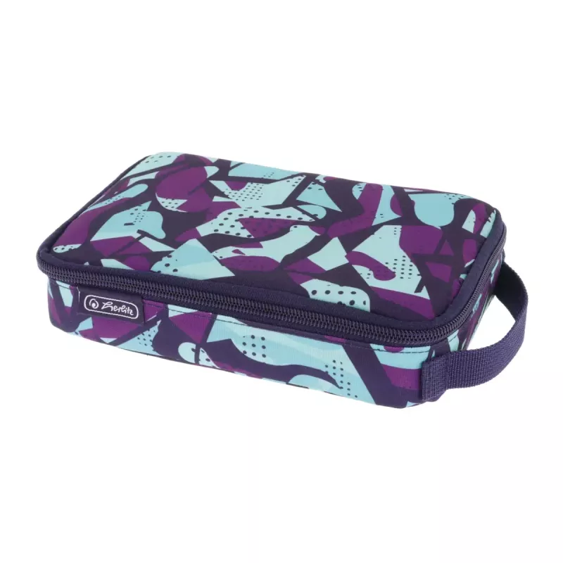 Pieštukinė Herlitz 2 Go CamoPurple poliesterinė mėlyna violetinė 210x130x60 mm