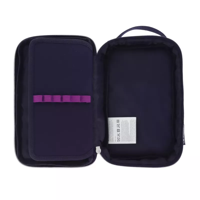 Pieštukinė Herlitz 2 Go CamoPurple poliesterinė mėlyna violetinė 210x130x60 mm